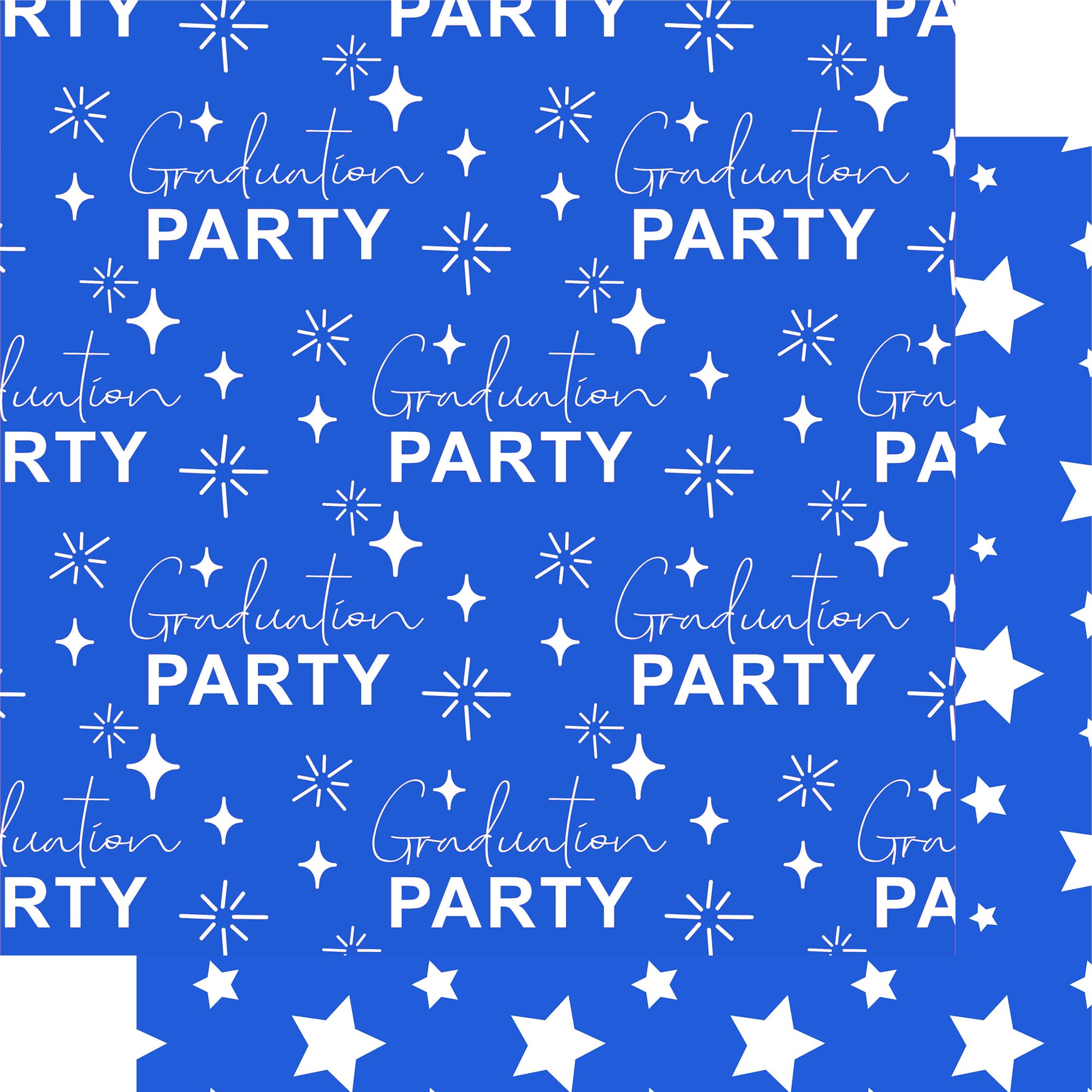 Graduate 2025 Collection Custom Color Graduation Party 12 x 12 Double-Sided Scrapbook Paper by SSC Designs