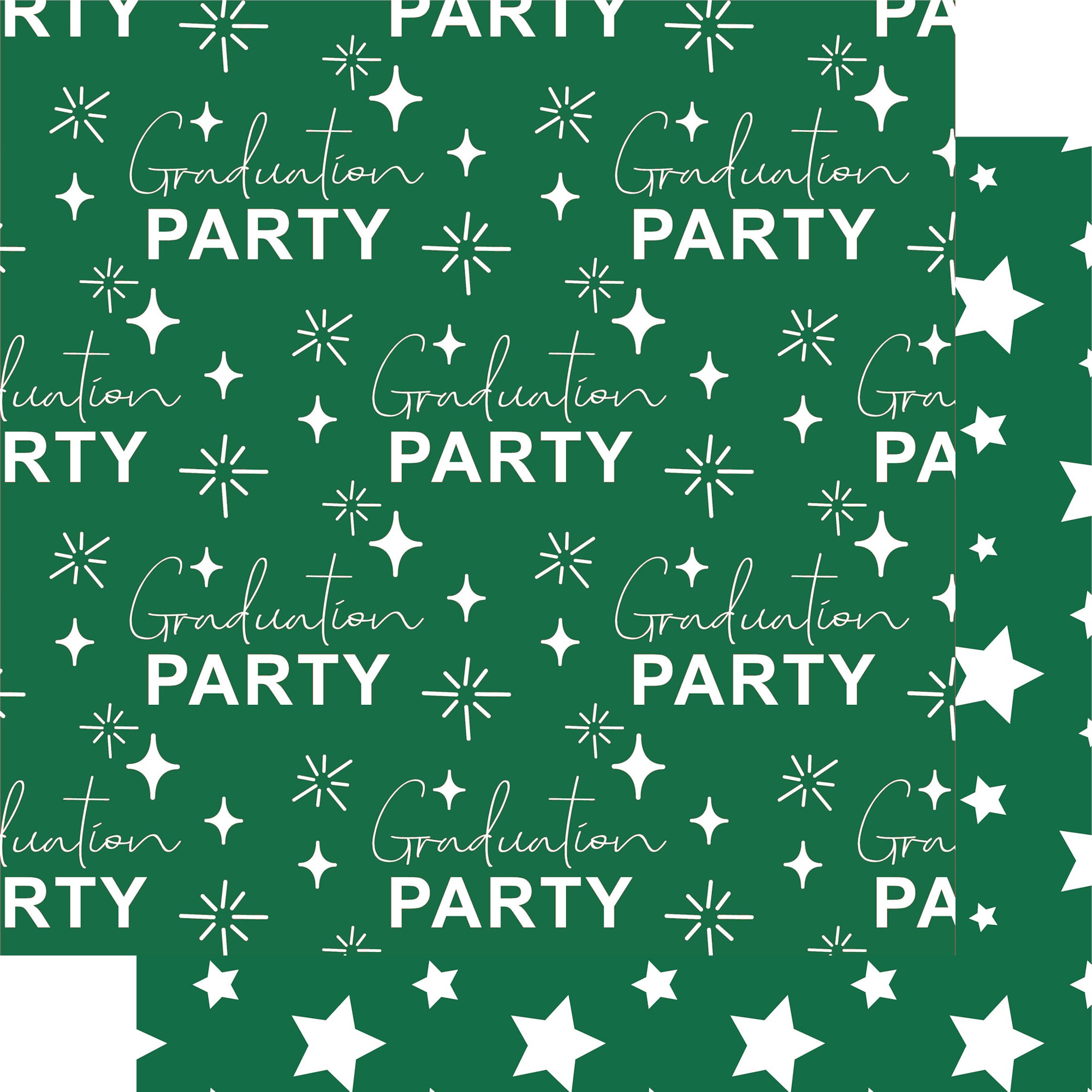 Graduate 2025 Collection Custom Color Graduation Party 12 x 12 Double-Sided Scrapbook Paper by SSC Designs