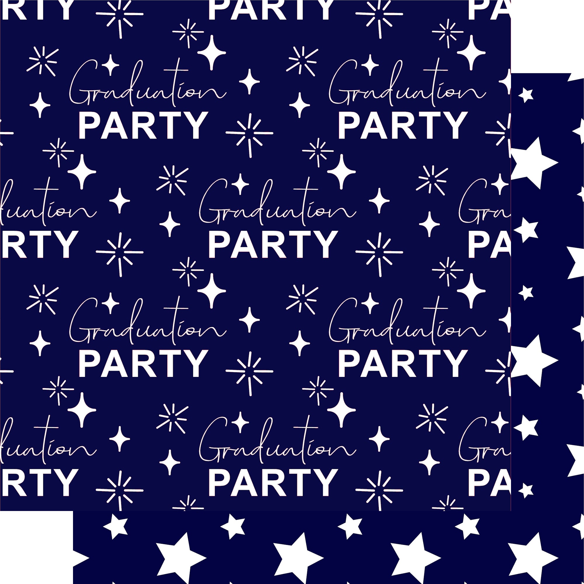 Graduate 2025 Collection Custom Color Graduation Party 12 x 12 Double-Sided Scrapbook Paper by SSC Designs