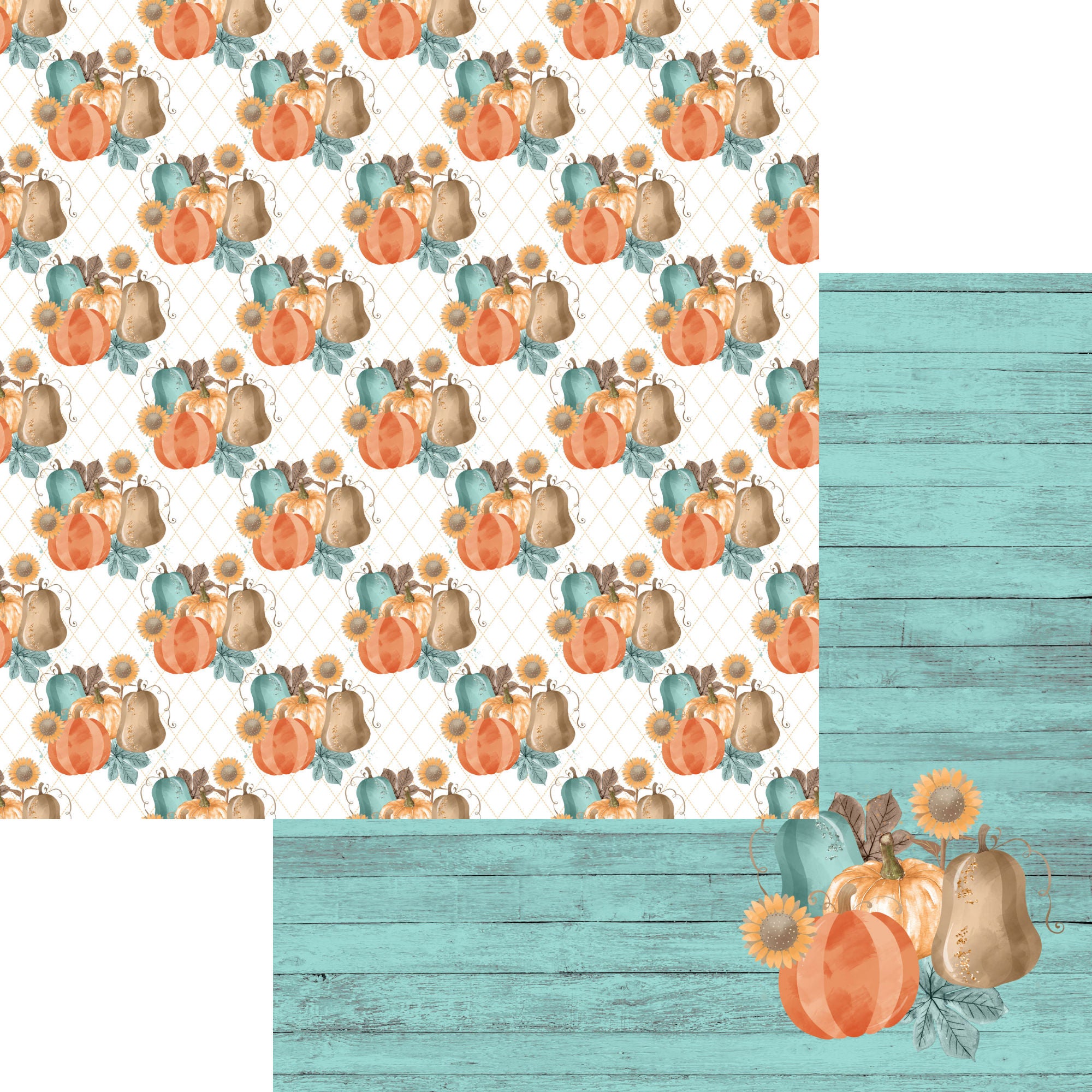 Give Thanks 12 x 12 Scrapbook Paper & Embellishment Kit by SSC Designs