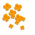 Petal Party Collection Gold 1", 1.75" Hydrangea Flowers - Pkg. of 20