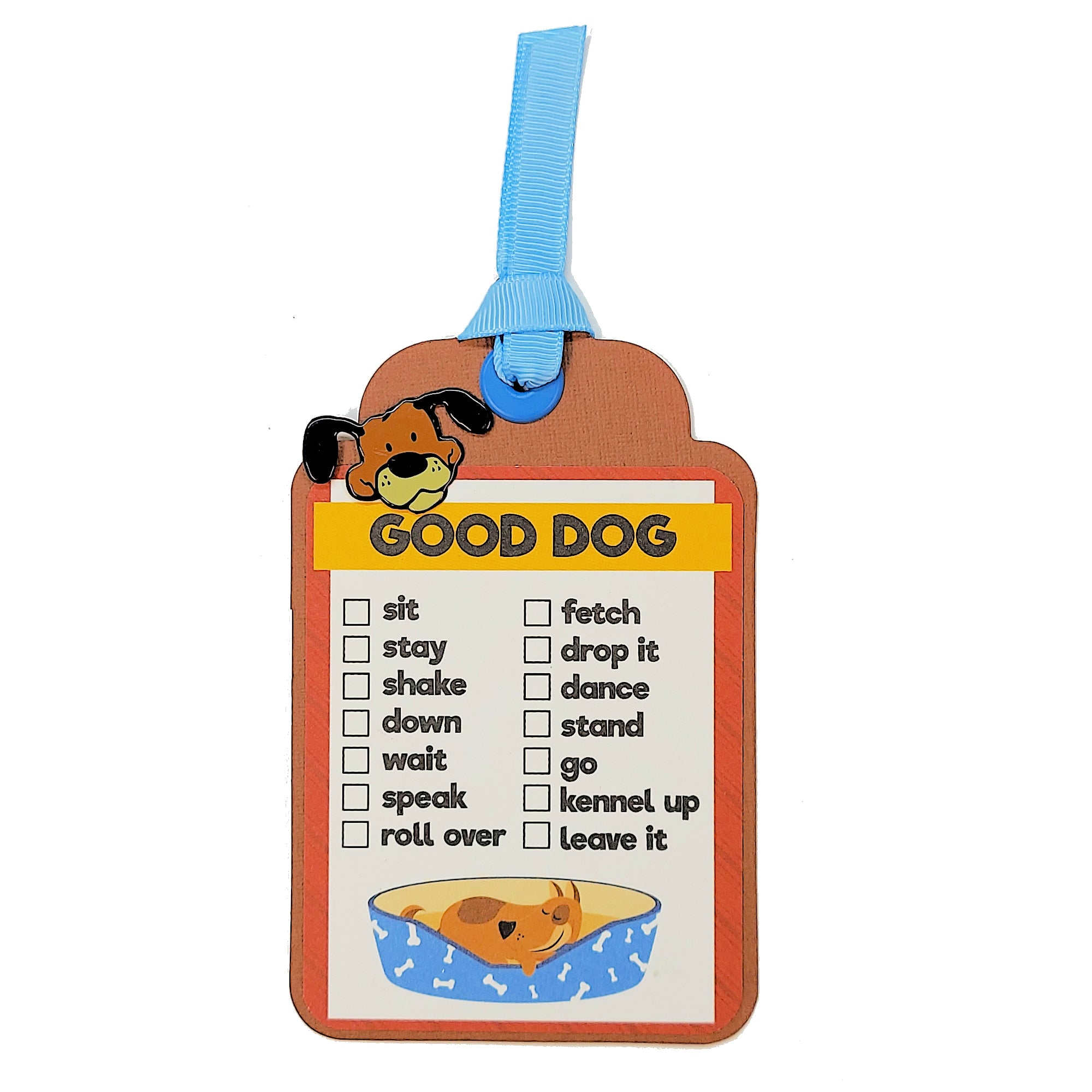 Good Dog Tag 3 x 5 Coordinating Scrapbook Tag Embellishment by SSC Designs