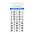Our Brads Need Friends Collection 3 x 5 Gray Scrapbook Enamel Sticky Back Dots by Eyelet Outlet 60 Count