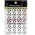 Our Brads Need Friends Collection Green & White Snowflake Self-Adhesive Scrapbook Bling by Eyelet Outlet
