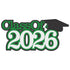 Class of 2026 Custom Color 6 x 5 Graduation Scrapbook Laser Cut by SSC Designs