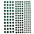 Basically Bling Collection 3, 4 & 5 mm Shamrock Gem Scrapbook Embellishments by SSC Designs - 172 Pieces