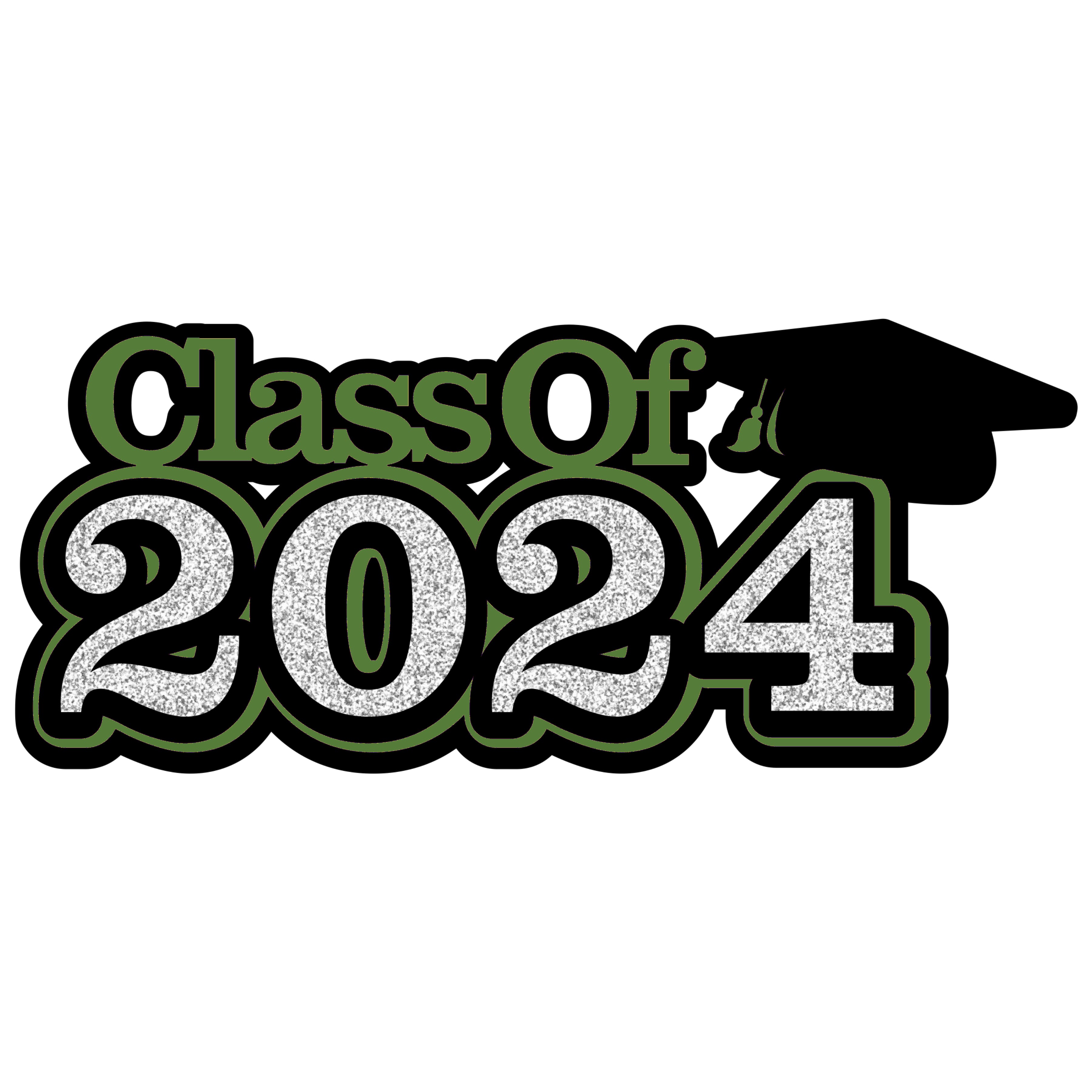 Class of  *Year* Custom Color Graduation Scrapbook Laser Cut by SSC Designs