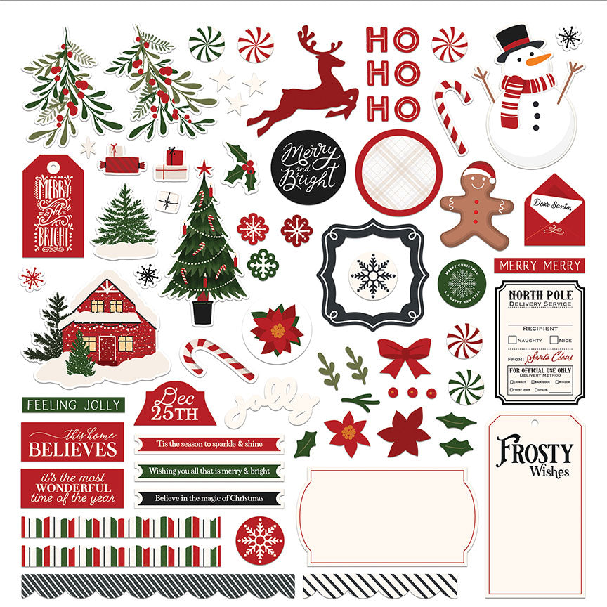 Holly & Ivy Collection Christmas Card Kit by Photo Play Paper