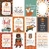 Happy Fall Collection 3x4 Journaling Cards 12 x 12 Double-Sided Scrapbook Paper by Echo Park Paper