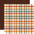 Happy Fall Collection Fall Picnic Plaid 12 x 12 Double-Sided Scrapbook Paper by Echo Park Paper