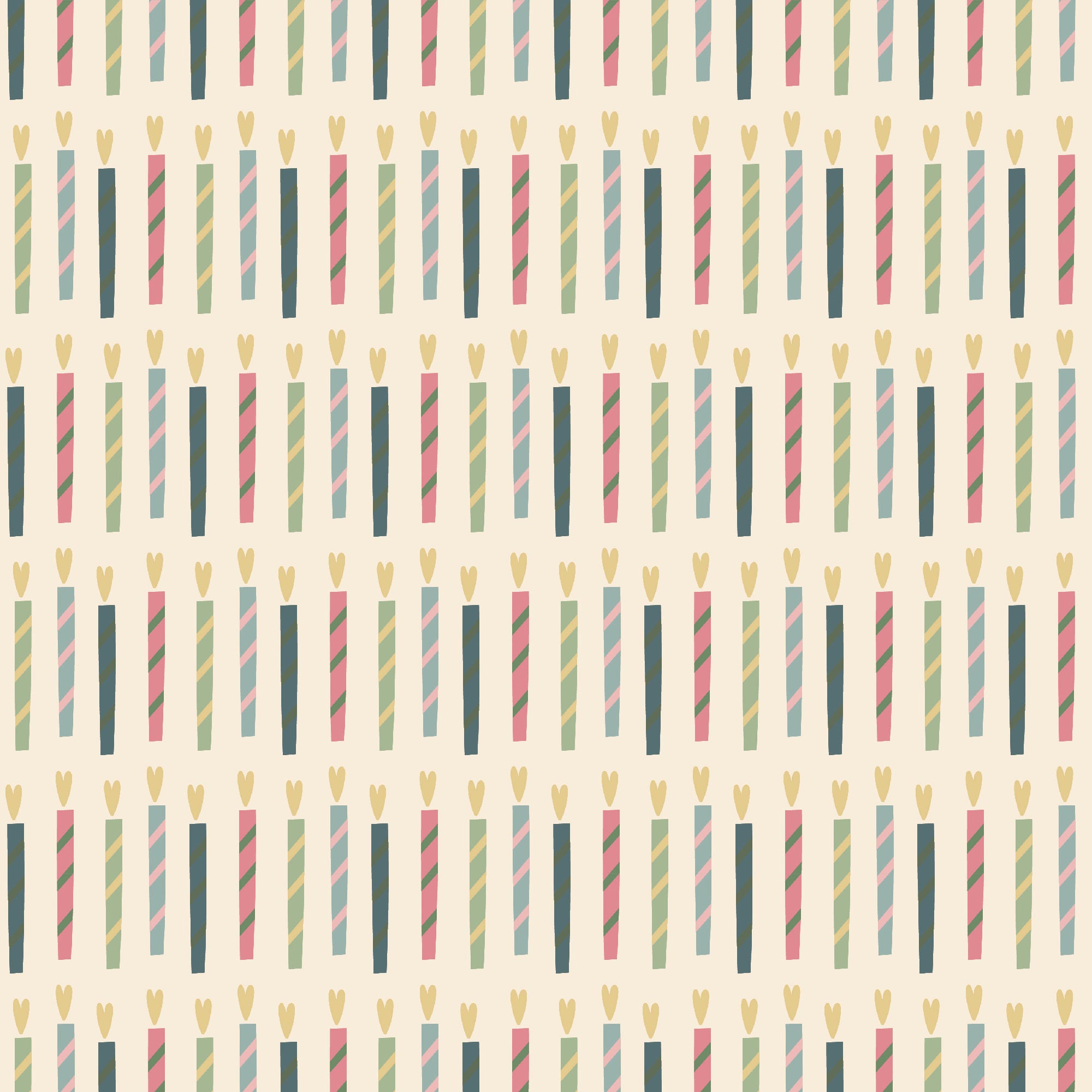 Happy Birthday Collection Make A Wish Candles 12 x 12 Double-Sided Scrapbook Paper by SSC Designs