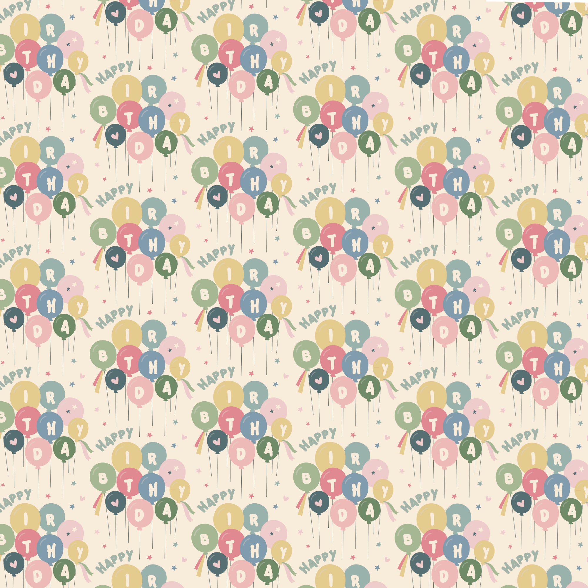 Happy Birthday Collection Rainbow Wishes 12 x 12 Double-Sided Scrapbook Paper by SSC Designs