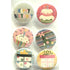 Happy Birthday Collection Button Bubbles 1" Self-Adhesive Scrapbook Embellishments by MH Flair & More
