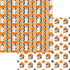 Happy Bow-Wow-Ween Collection Pumpkin Puppy Poses 12 x 12 Double-Sided Scrapbook Paper by SSC Designs