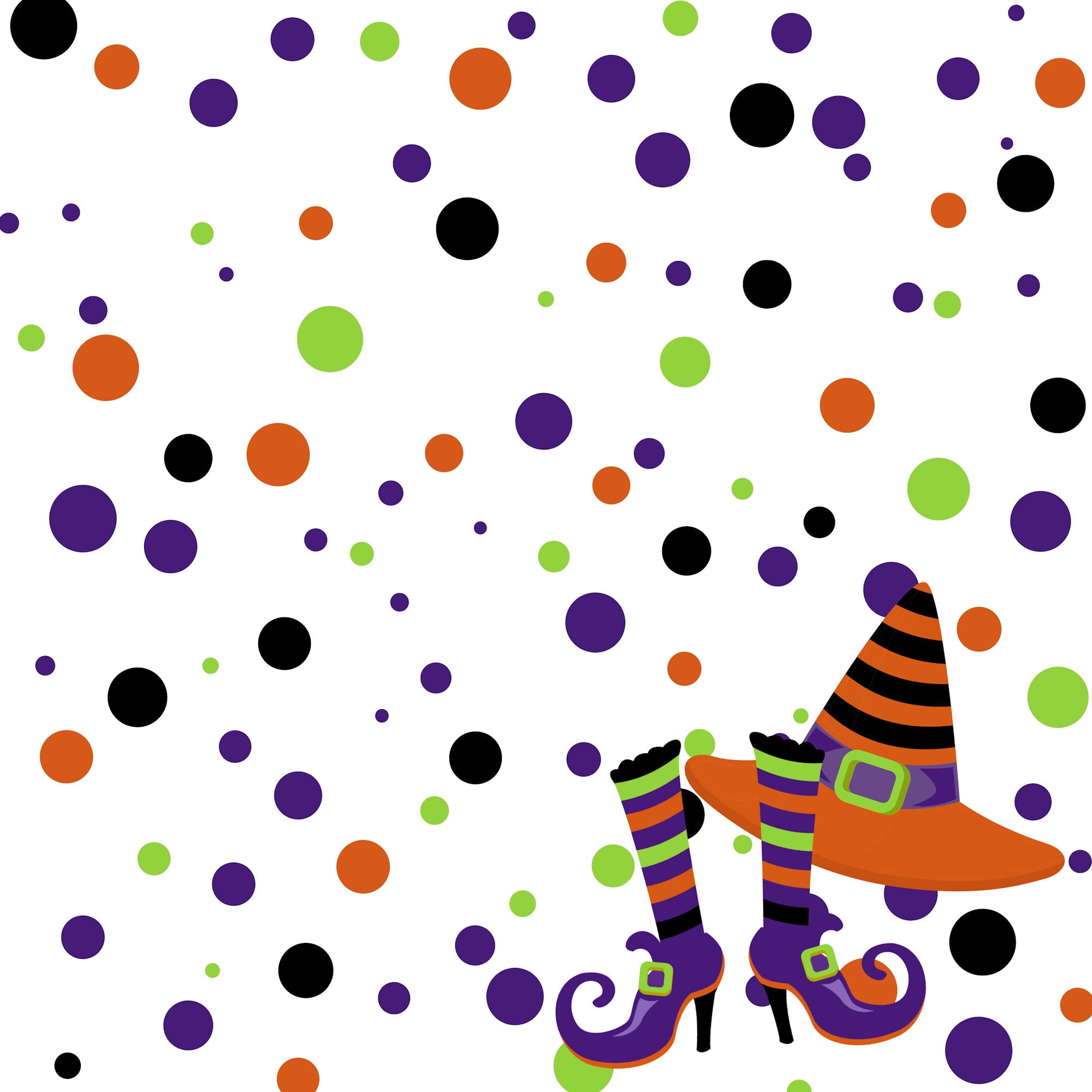 Happy Camp-o-ween Collection Don't Forget To Pack The Broom 12 x 12 Double-Sided Scrapbook Paper by SSC Designs