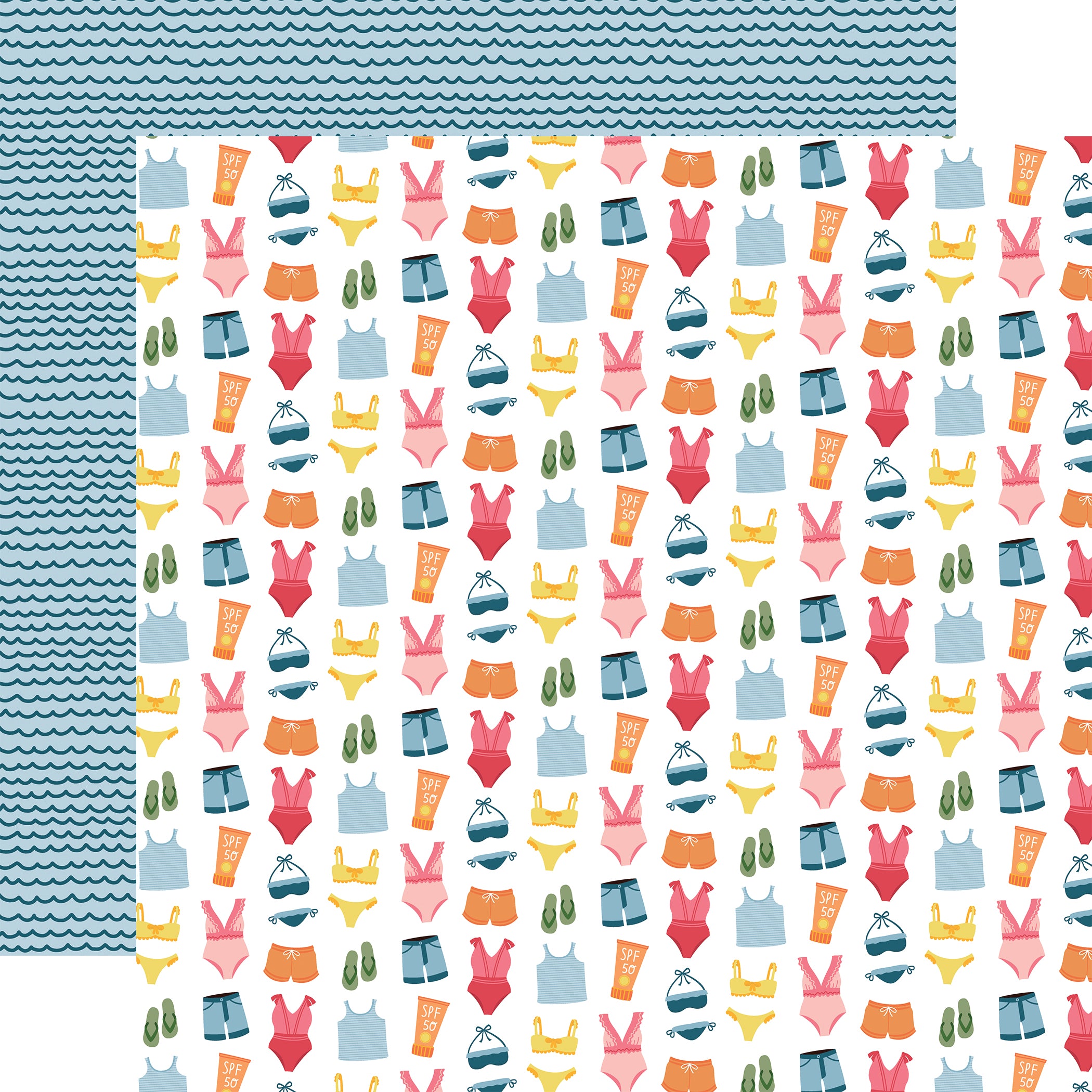 Here Comes The Sun Scrapbook Paper & Sticker Collection Kit by Echo Park Paper - 13 Pieces