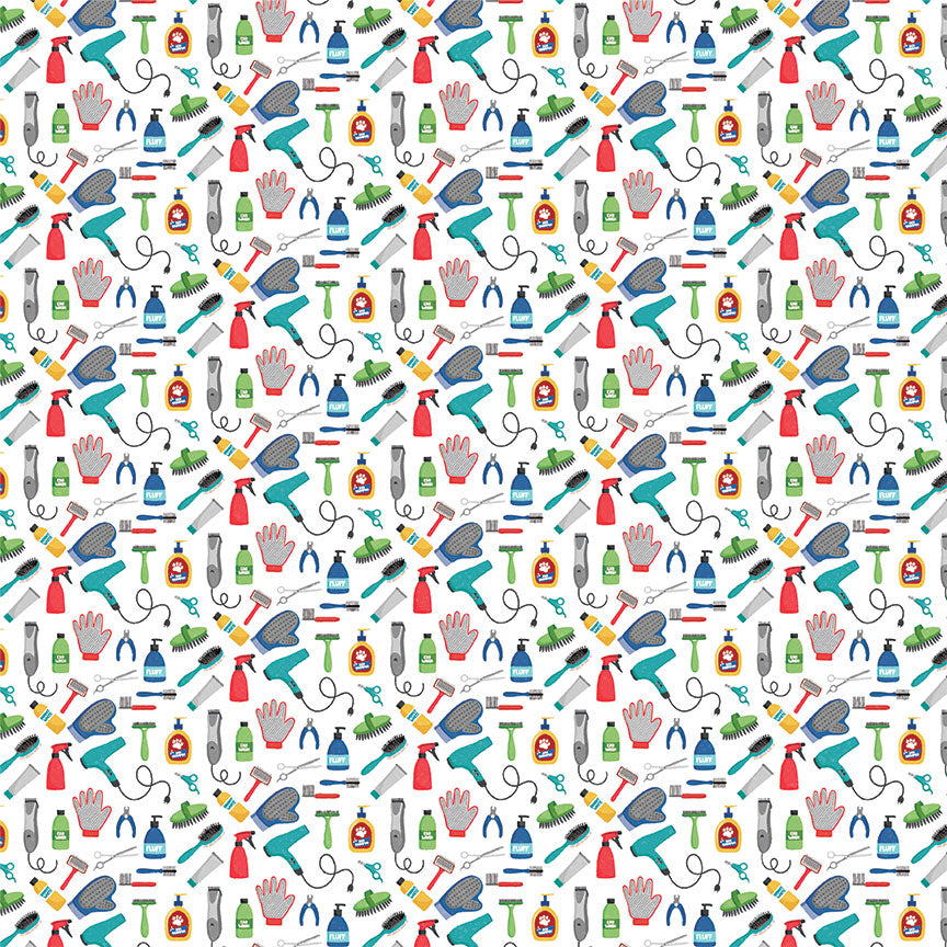 Hot Diggity Dog Collection To the Groomer 12 x 12 Double-Sided Scrapbook Paper by Photo Play Paper