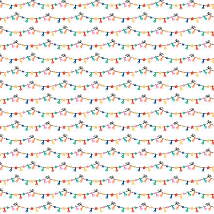 Hip Hip Hooray Collection Hooray Tassels 12 x 12 Double-Sided Scrapbook Paper by Echo Park Paper