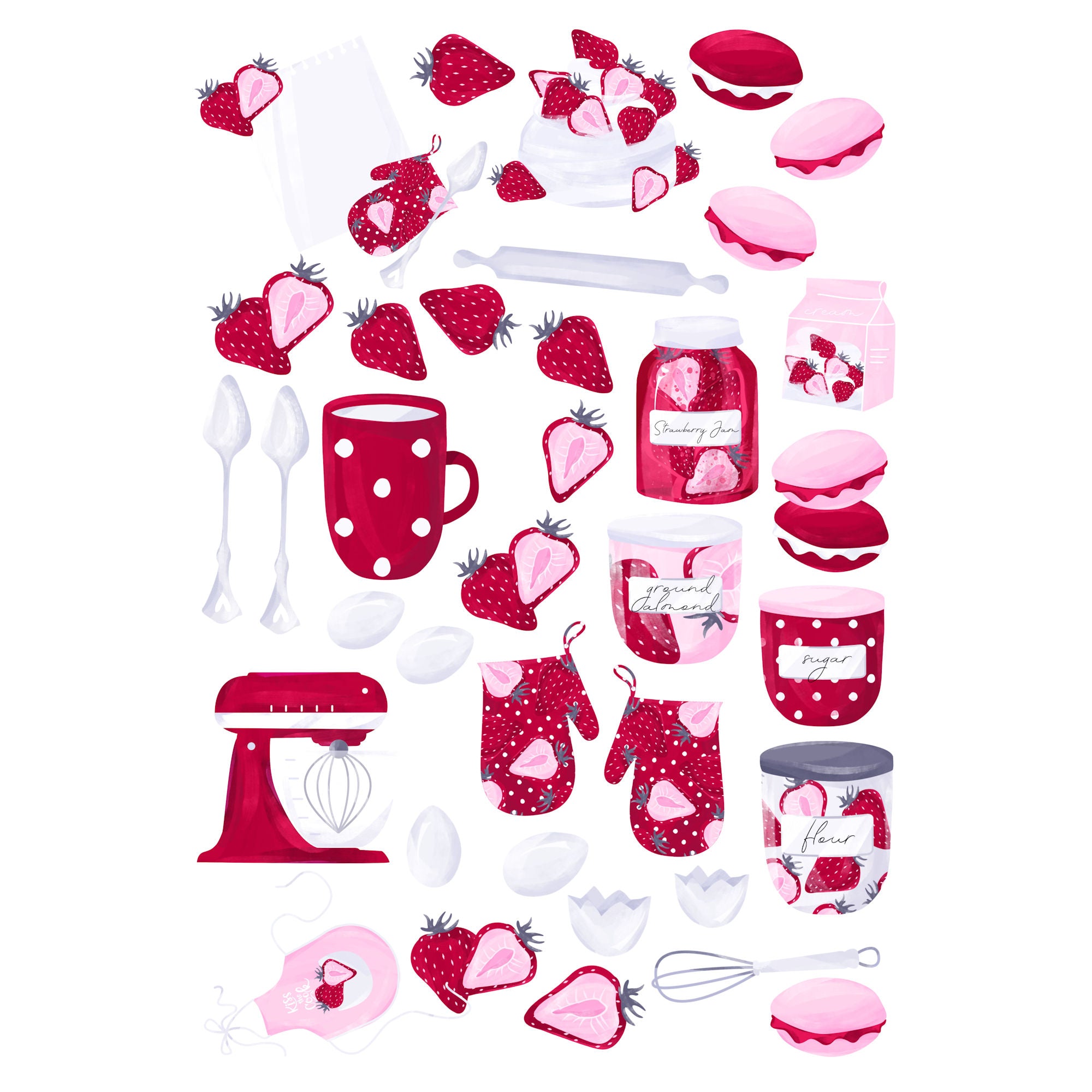 Happiness is Homemade Collection Laser Cut Scrapbook Ephemera Embellishments by SSC Designs