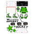Hockey Season Collection Laser Cut Scrapbook Ephemera Embellishments by SSC Designs