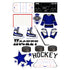 Hockey Season Collection Laser Cut Scrapbook Ephemera Embellishments by SSC Designs