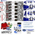 Hockey Season Custom Color 12 x 12 Scrapbook Paper & Embellishment Kit by SSC Designs