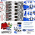 Hockey Season Custom Color 12 x 12 Scrapbook Paper & Embellishment Kit by SSC Designs