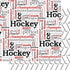 Hockey Season Collection Stick & Score 12 x 12 Double-Sided Scrapbook Paper by SSC Designs
