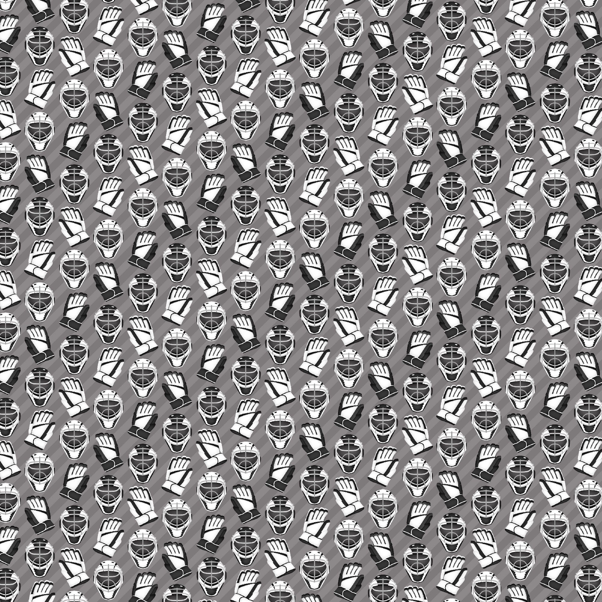 Hockey Season Collection Face-off 12 x 12 Double-Sided Scrapbook Paper by SSC Designs