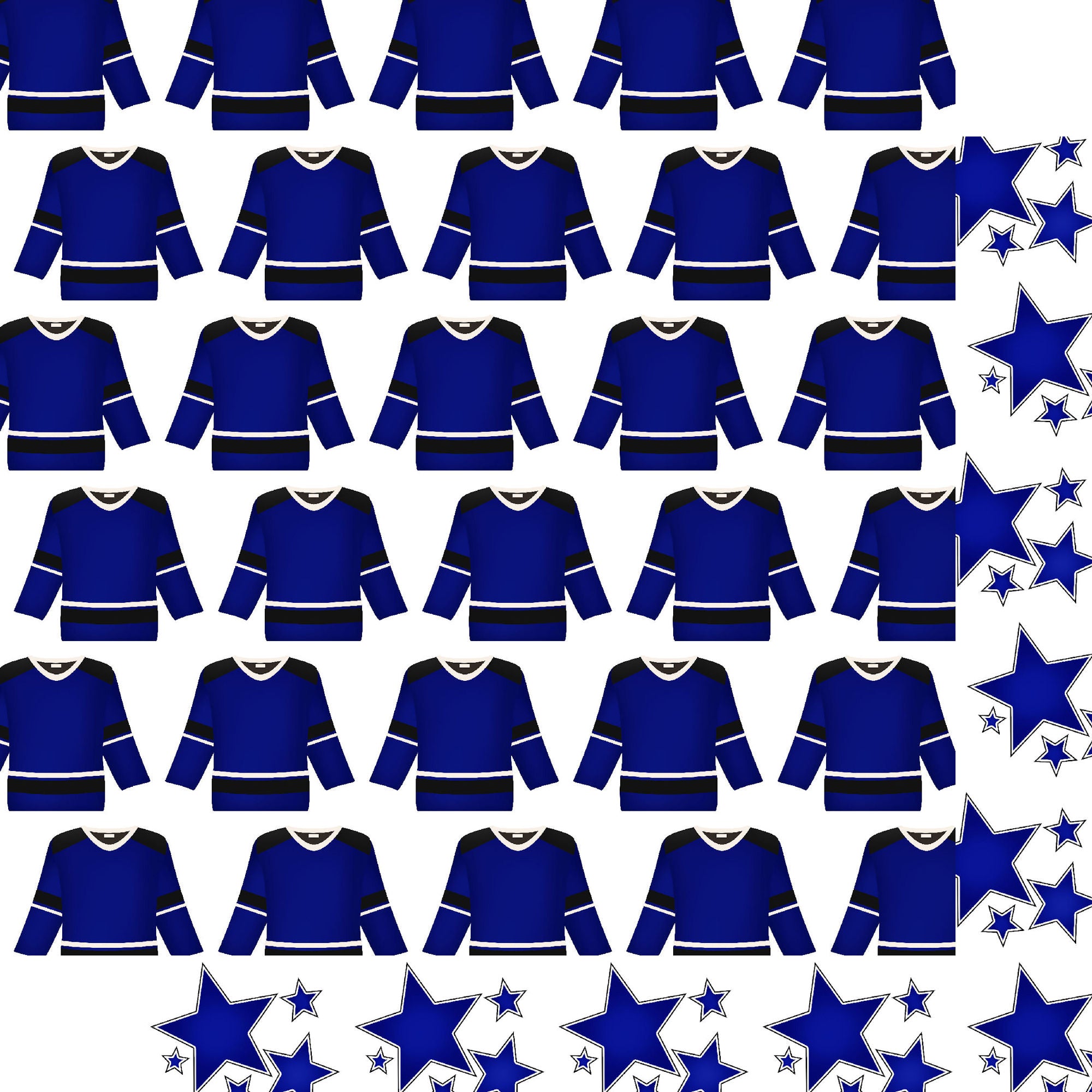 Hockey Season Collection Team Spirit 12 x 12 Double-Sided Scrapbook Paper by SSC Designs