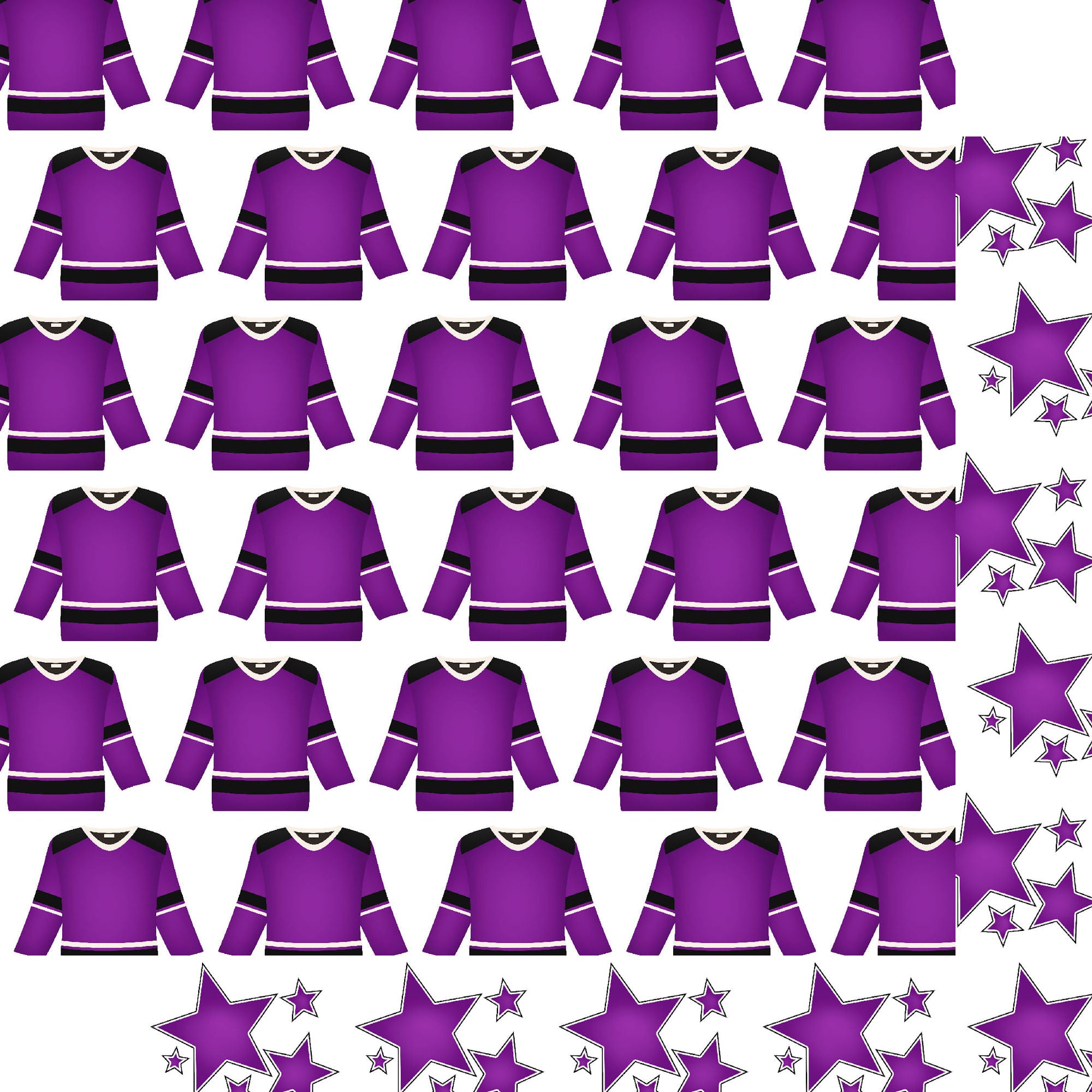 Hockey Season Collection Team Spirit 12 x 12 Double-Sided Scrapbook Paper by SSC Designs