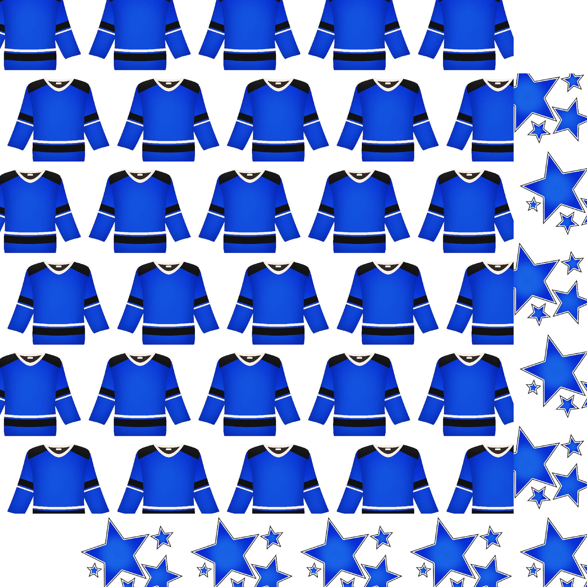 Hockey Season Collection Team Spirit 12 x 12 Double-Sided Scrapbook Paper by SSC Designs