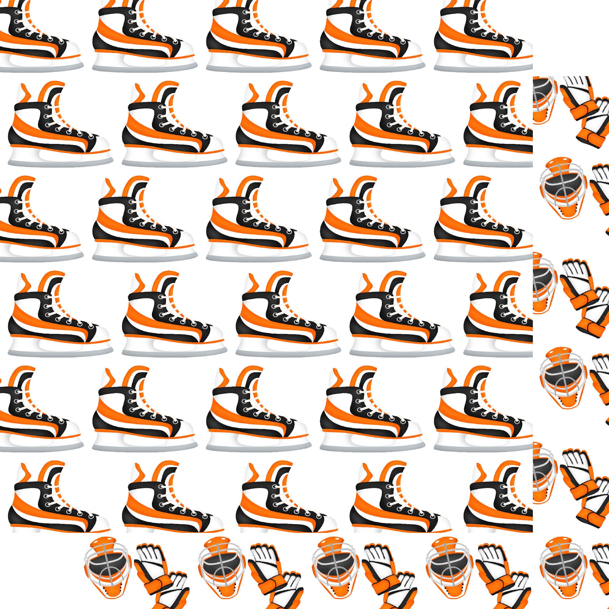 Hockey Season Collection Goalie Glory 12 x 12 Double-Sided Scrapbook Paper by SSC Designs