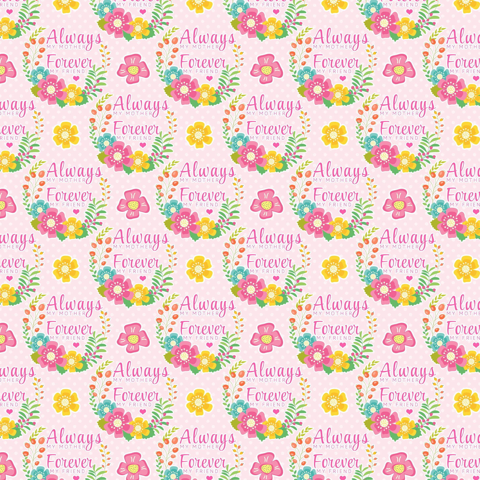 Happy Mother's Day Collection Mother's Love 12 x 12 Double-Sided Scrapbook Paper by SSC Designs