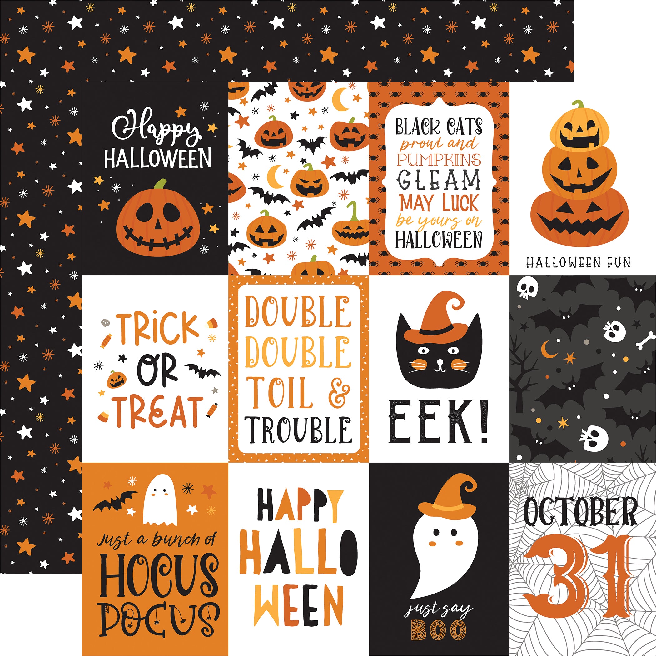 Halloween Party 12 x 12 Scrapbook Colllection Kit by Echo Park Paper