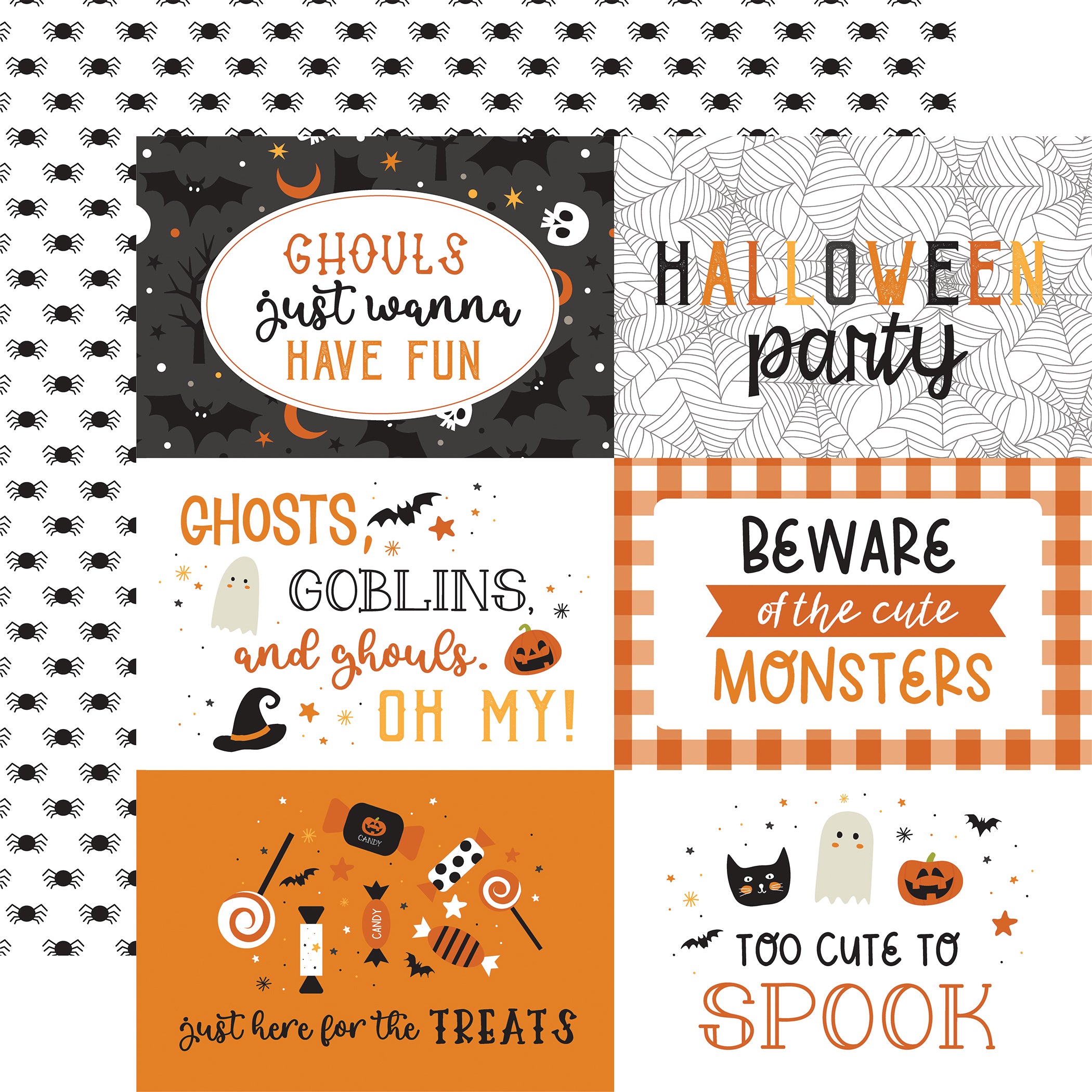 Halloween Party 12 x 12 Scrapbook Colllection Kit by Echo Park Paper