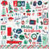 Happy Holidays Collection 12 x 12 Scrapbook Collection Kit by Echo Park Paper
