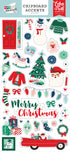 Happy Holidays Collection 6 x 12 Scrapbook Chipboard Accents by Echo Park Paper