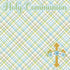 Holy Sacraments Collection First Communion Boy 12 x 12 Double-Sided Scrapbook Paper by SSC Designs