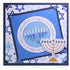 Happy Hanukkah 4.5 x 4.5 Fully-Assembled Scrapbook Embellishment by SSC Designs