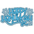 Hanukkah Collection Happy Hanukkah 6.5 x 3.75 Fully-Assembled Laser Cut by SSC Laser Designs