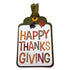 Happy Thanksgiving Tag 3 x 5 Coordinating Scrapbook Tag Embellishment by SSC Designs