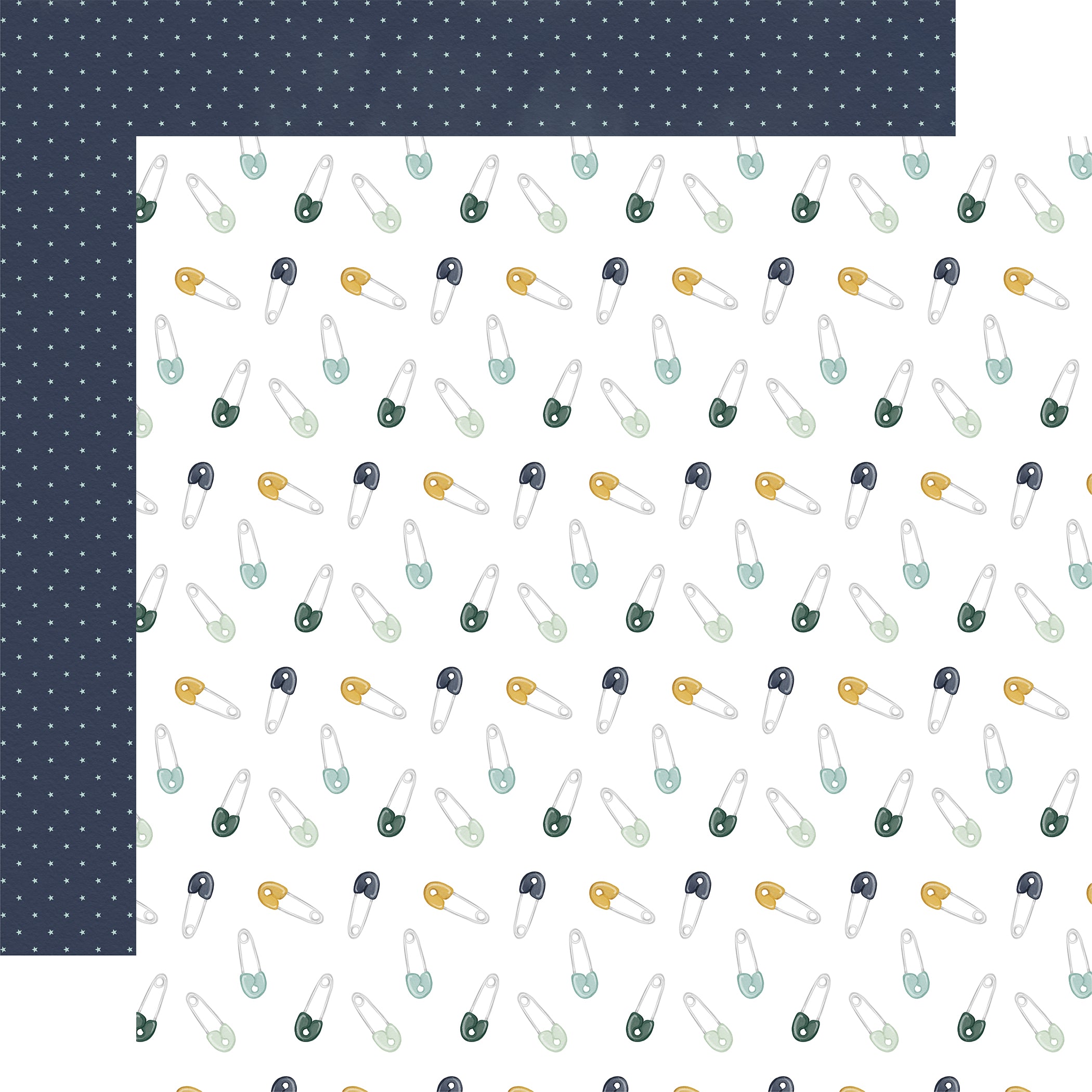 It's a Boy Scrapbook Paper & Sticker Collection Kit by Echo Park Paper - 13 Pieceses