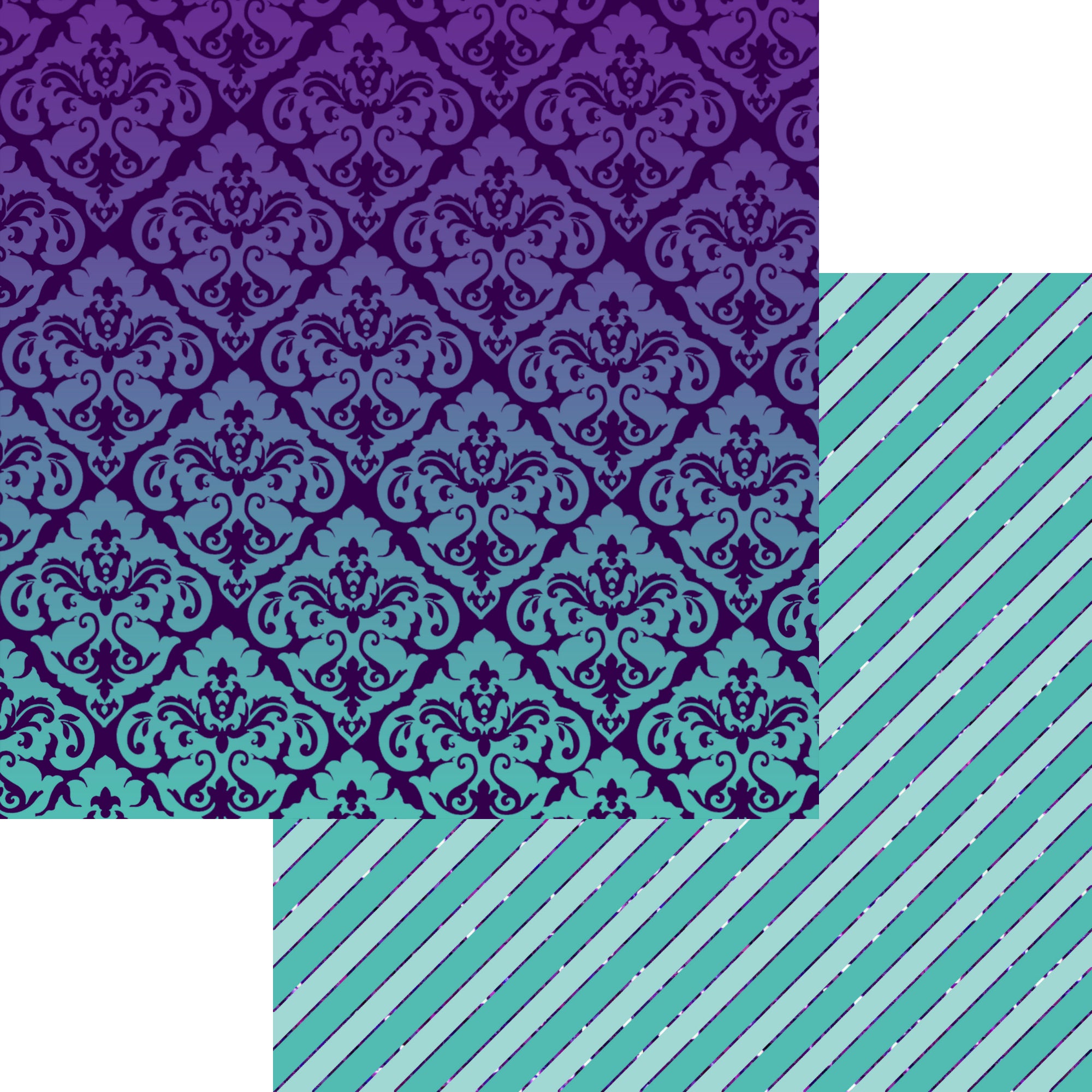 Inspired By Collection A Whole New World 12 x 12 Scrapbook Paper Kit by SSC Designs