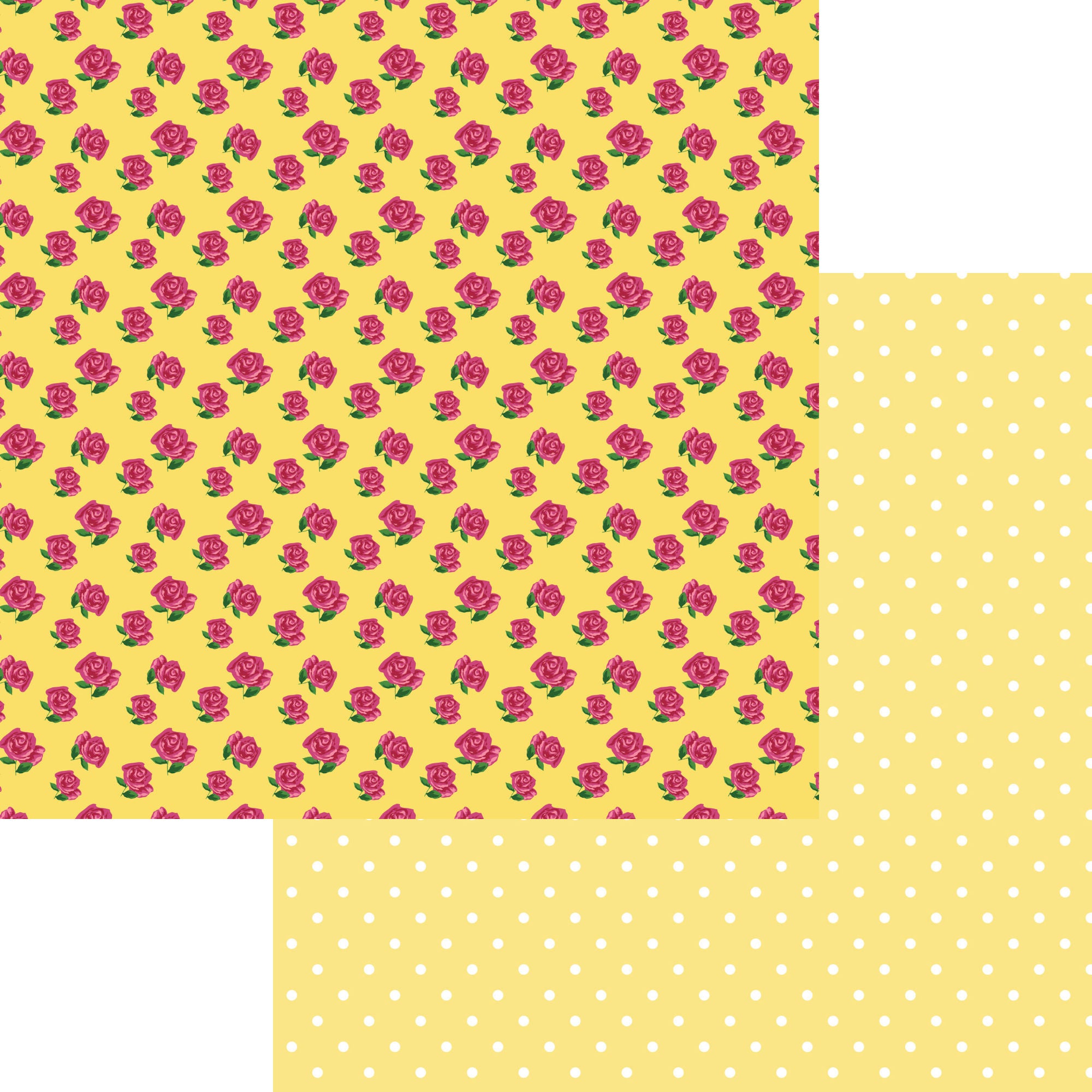 Inspired By Collection Roses 12 x 12 Double-Sided Scrapbook Paper by SSC Designs