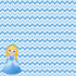 Inspired By Collection Blue Princess 12 x 12 Double-Sided Scrapbook Paper by SSC Designs