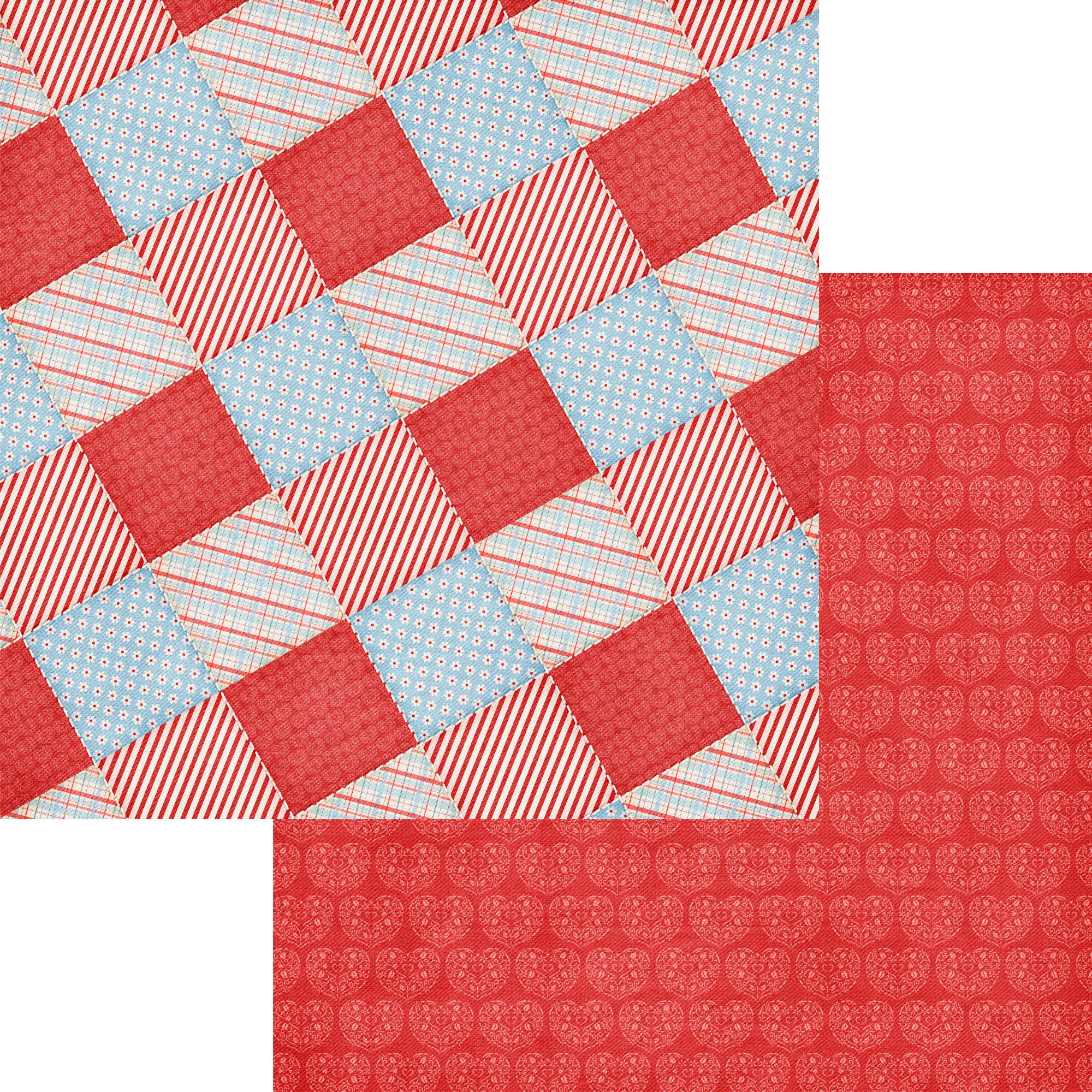 Southern Style Paper SSC Designs | Inspired By Country Quilt Scrapbook Paper – Scrapbook ...
