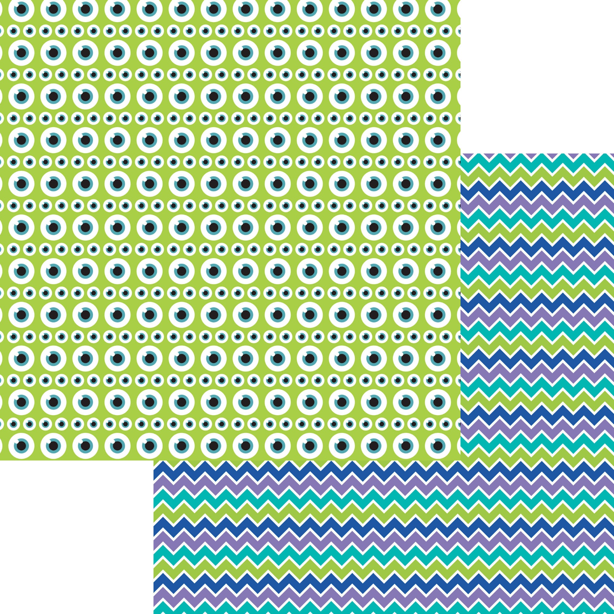 Inspired By Collection Eyes 12 x 12 Double-Sided Scrapbook Paper by SSC Designs