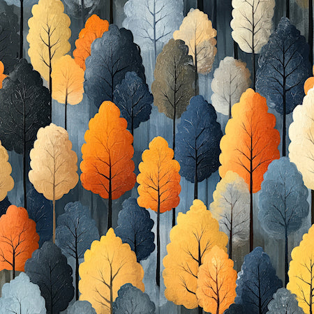 Cardmaker's Collection Indigo Fall 4.25 x 5.5 Pre-Cut Card Fronts by SSC Designs - 24 Pack