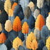 Cardmaker's Collection Indigo Fall 4.25 x 5.5 Pre-Cut Card Fronts by SSC Designs - 24 Pack